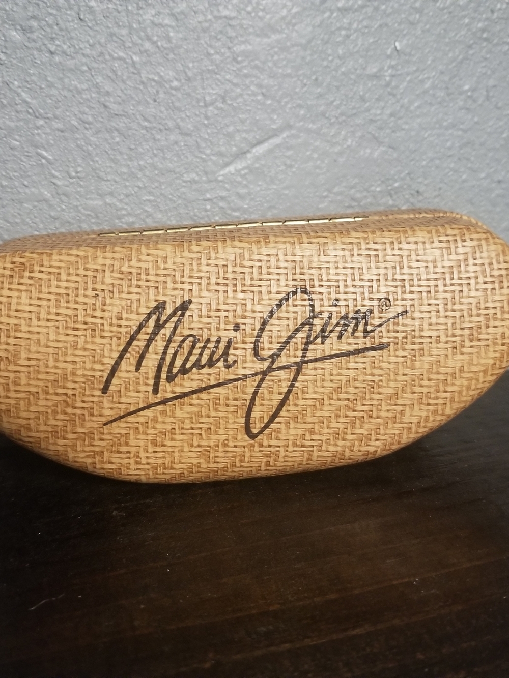 Maui Jim Luxury Brown Woven Sunglasses Case